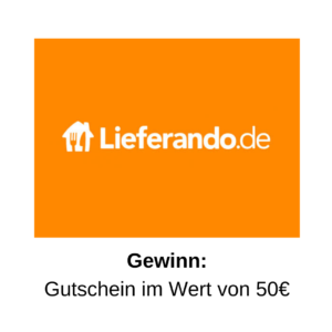 Lieferando-Gutschein gewinnen 50€ I